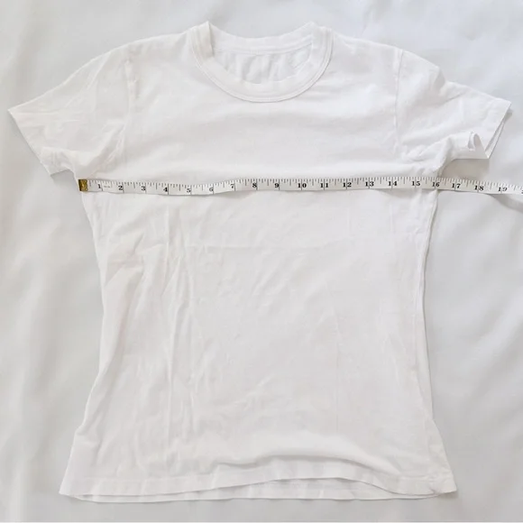 Brandy Melville Basin White Tee - Picture 3 of 4
